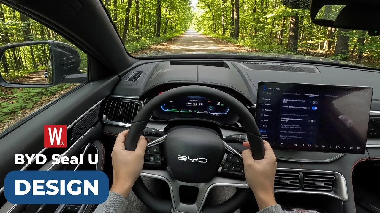 La volanul unui BYD Seal U DESIGN Cum este experiența de condus?