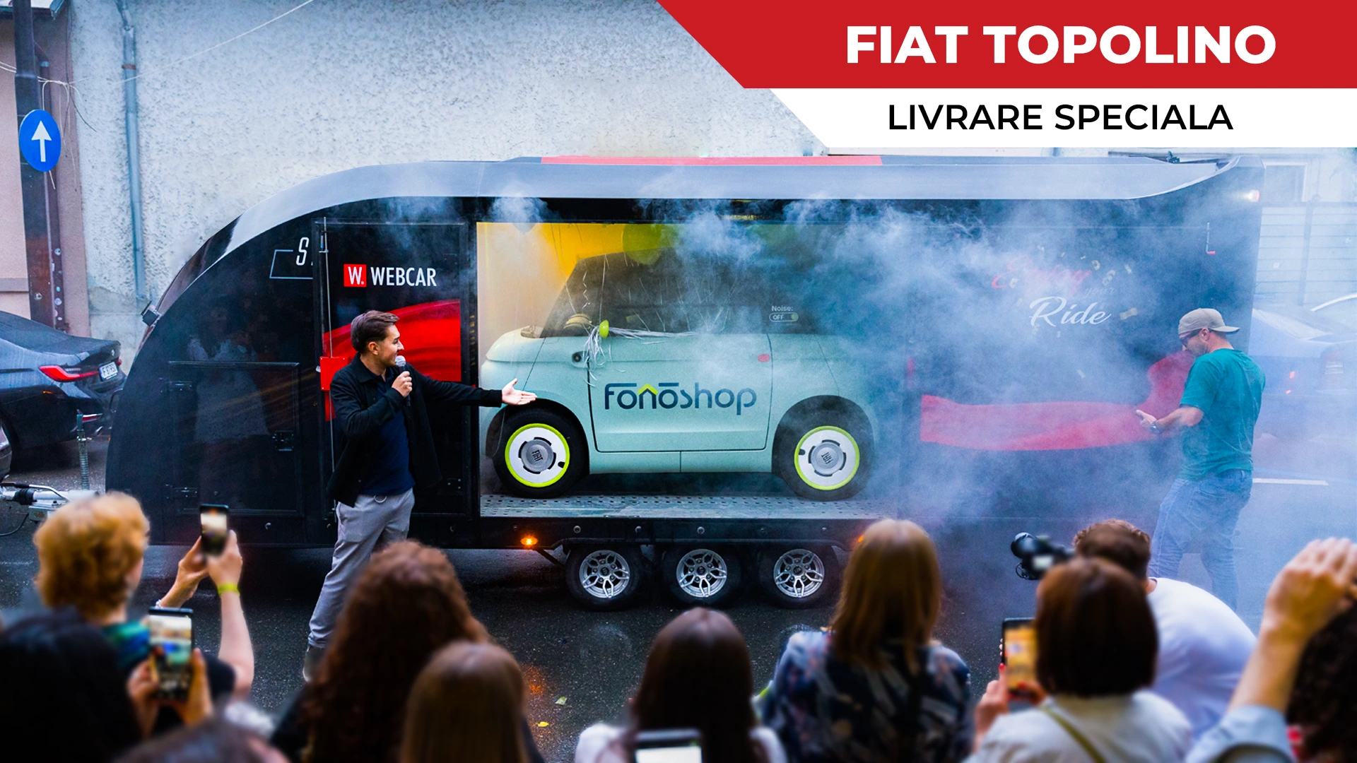 Primul Fiat Topolino a ajuns în România! Livrare specială WEBCAR Romania!